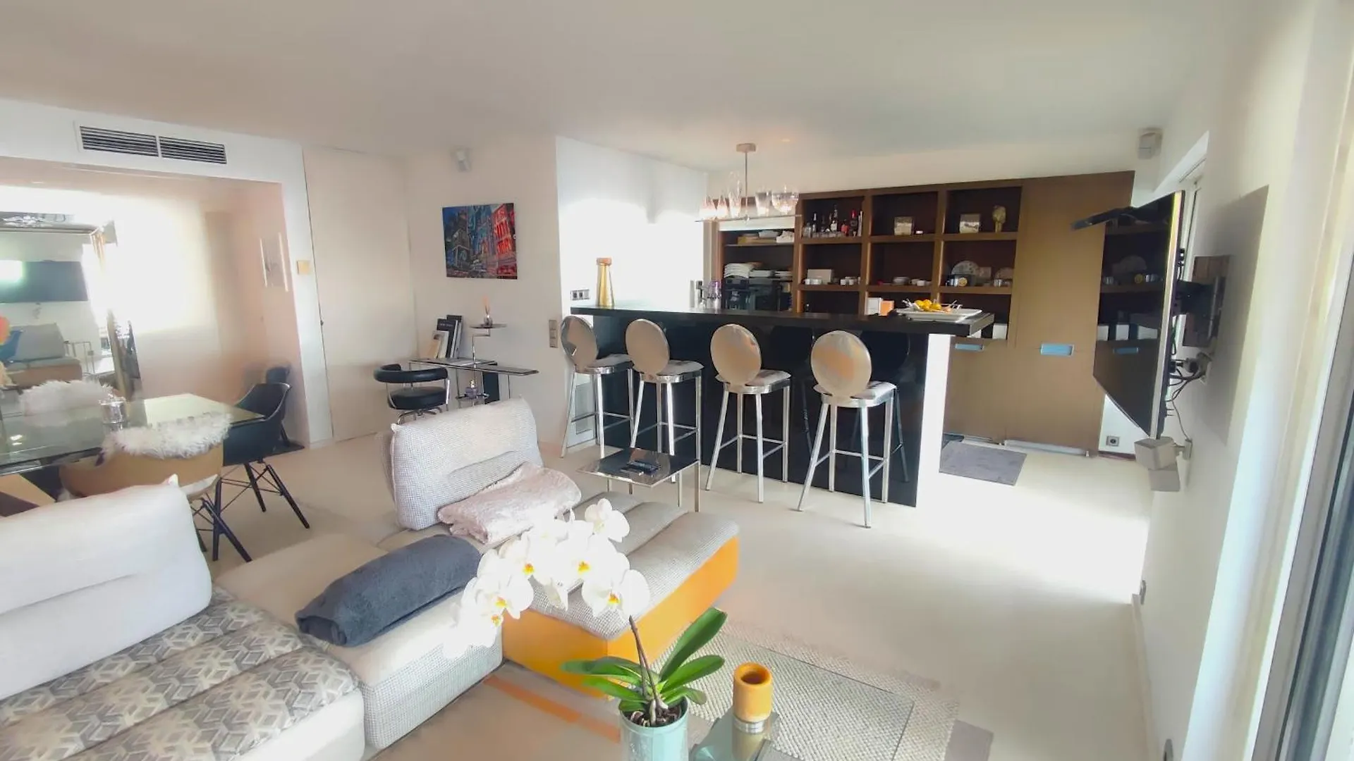 Superbe Apartement Vue Panoramique Sur La Mer Cannes 0*,